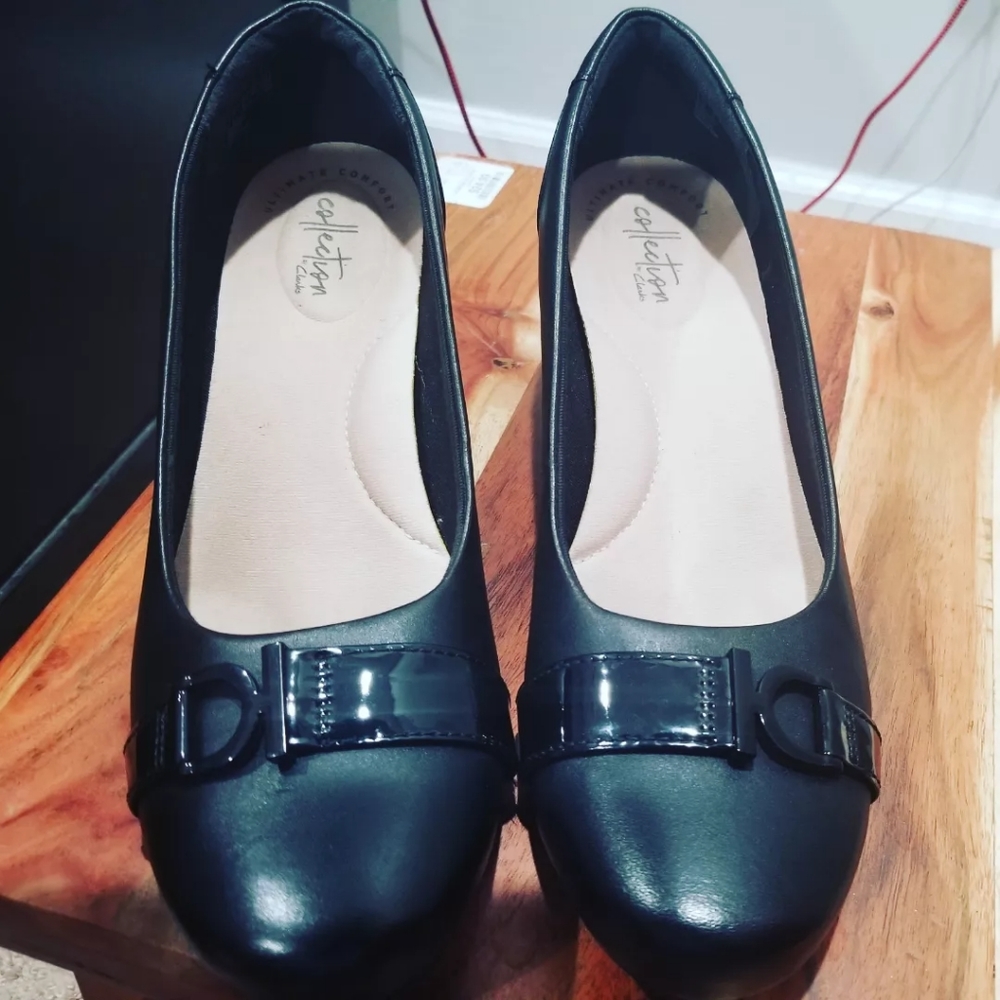 Almost new Clarks Wedges